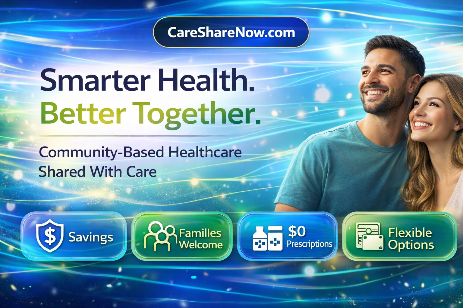 CareShareNow.com affordable healthcare alternatives banner